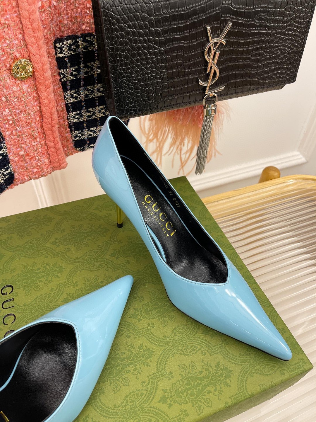 Gvc*1 High-Heel Pump Light Blue For Women