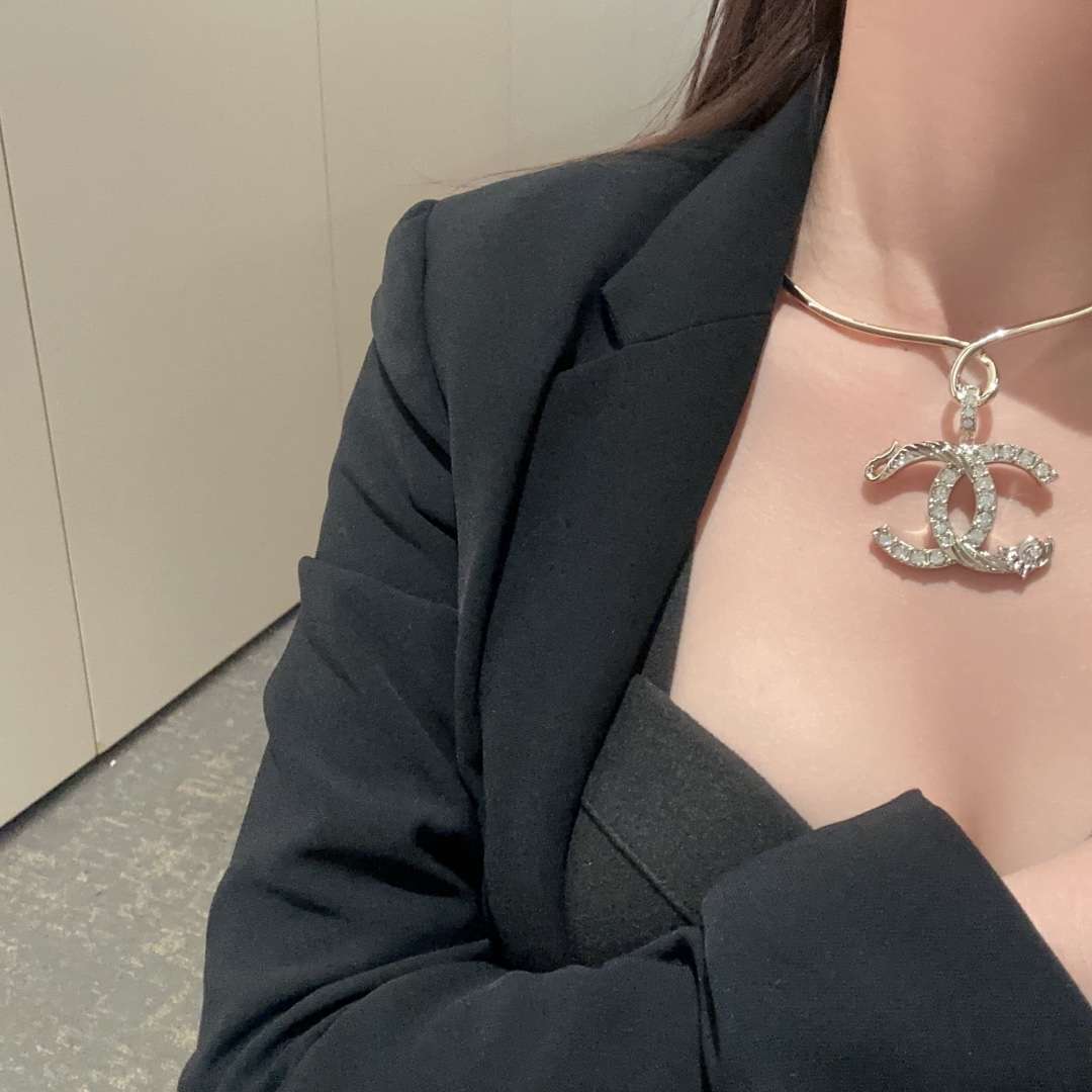 Ch**el CC Necklaces Gold For Women