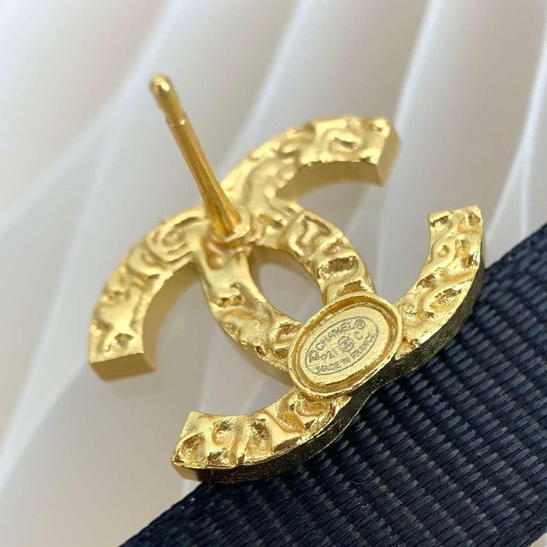 Ch**el CC Earrings Gold For Women