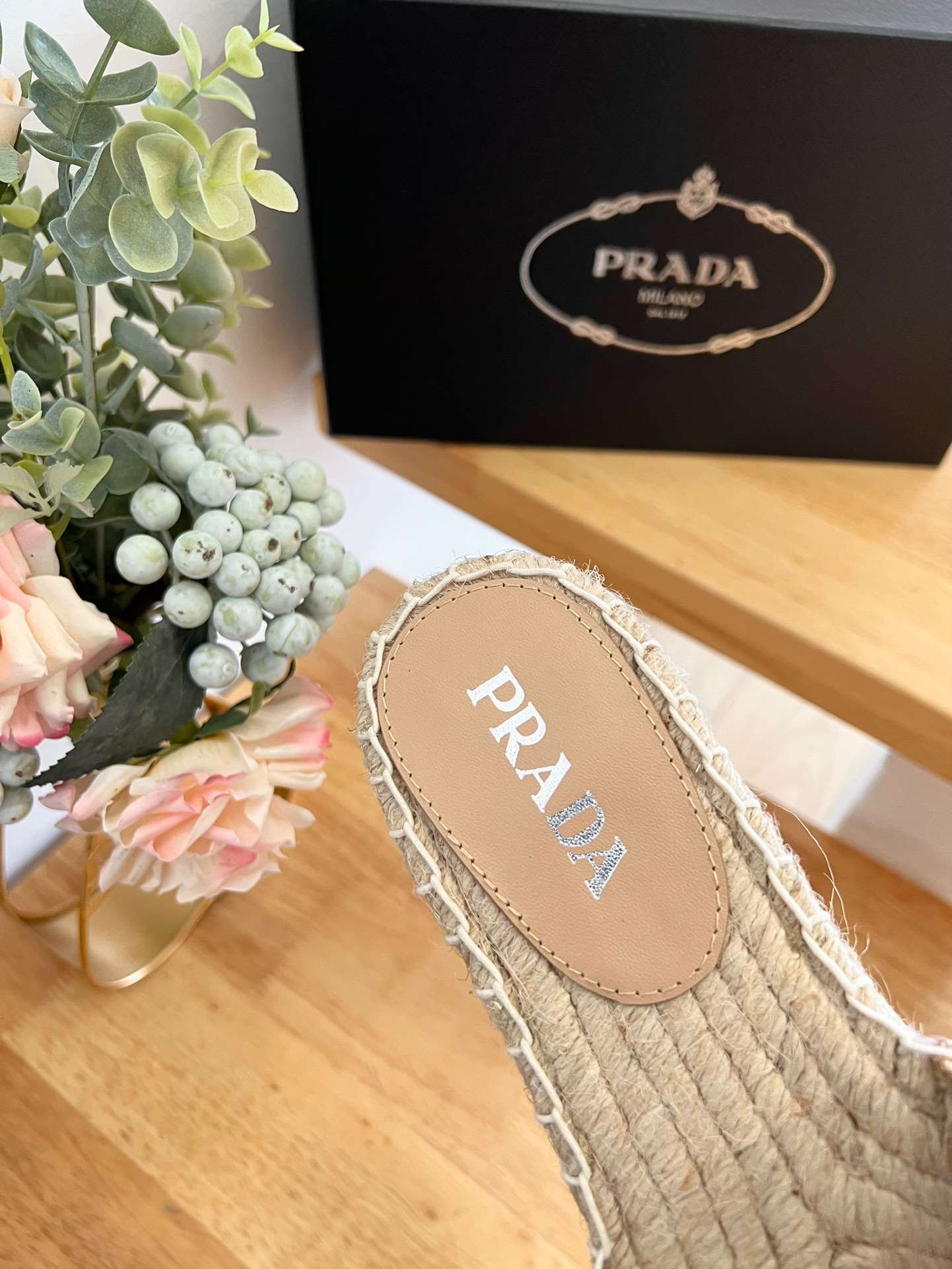 Pra*a Fabric Espadrilles Brown For Women