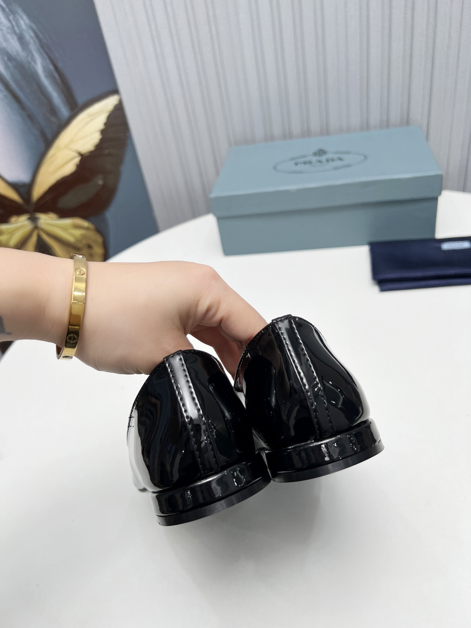 Pra*a Patent Ballerinas Black For Women 1F200N_069_F0002_F_015