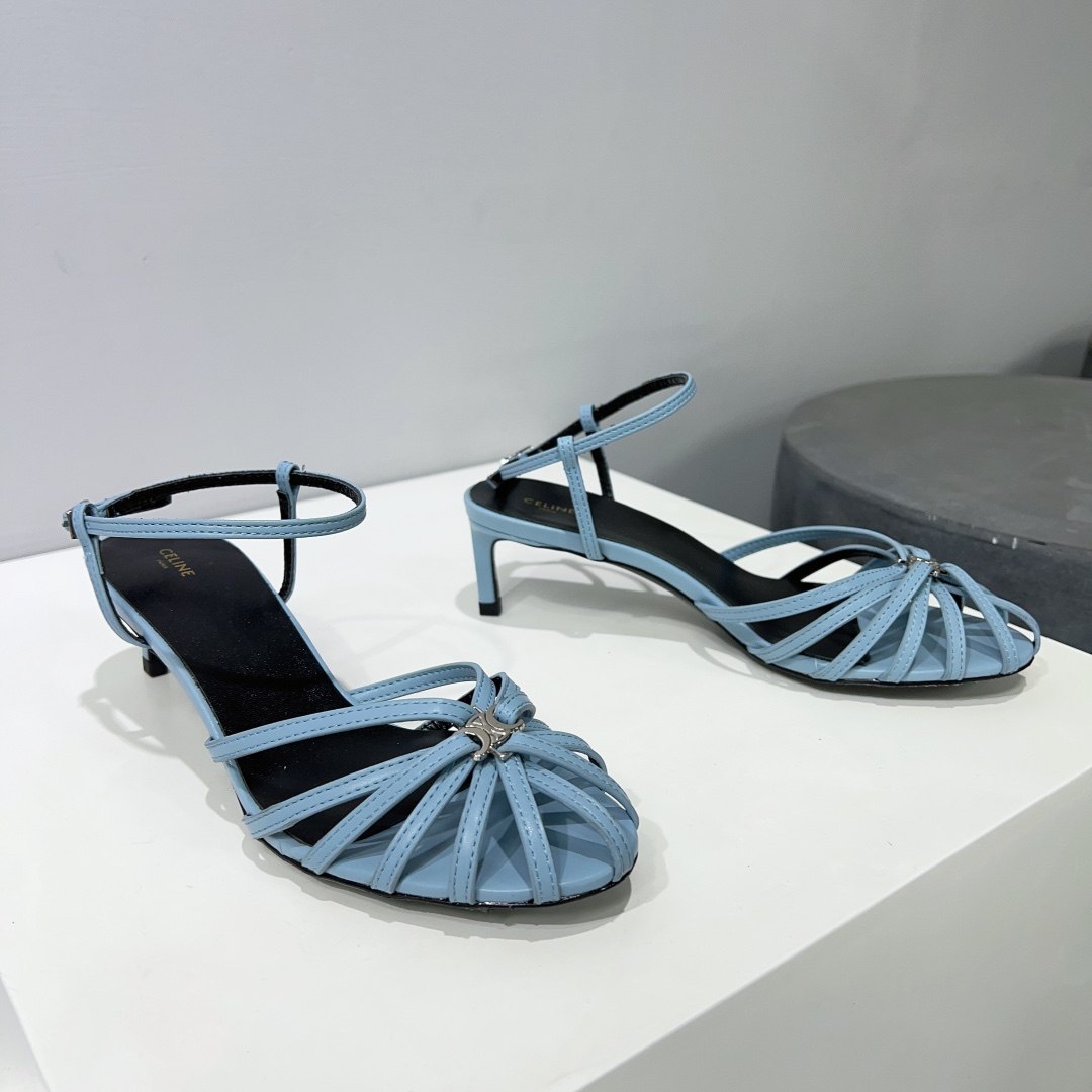 Ce1i*e Triomphe Sandal Blue For Women