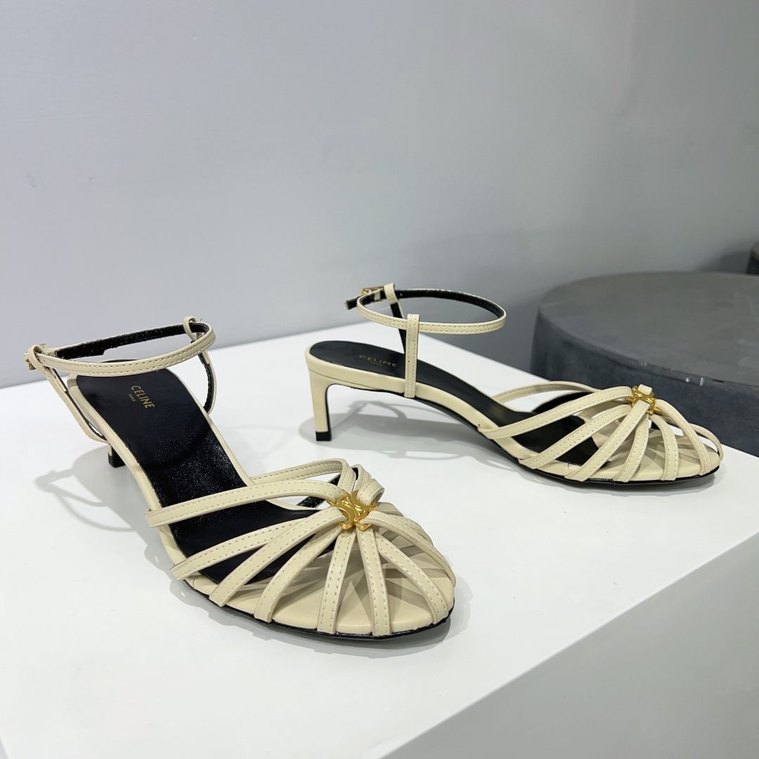 Ce1i*e Triomphe Sandal White For Women