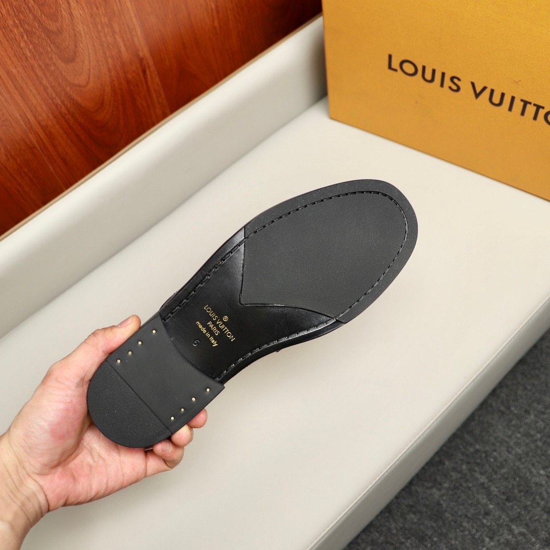 L0vis Vvtt0n Major Open Back Loafer Black For Men