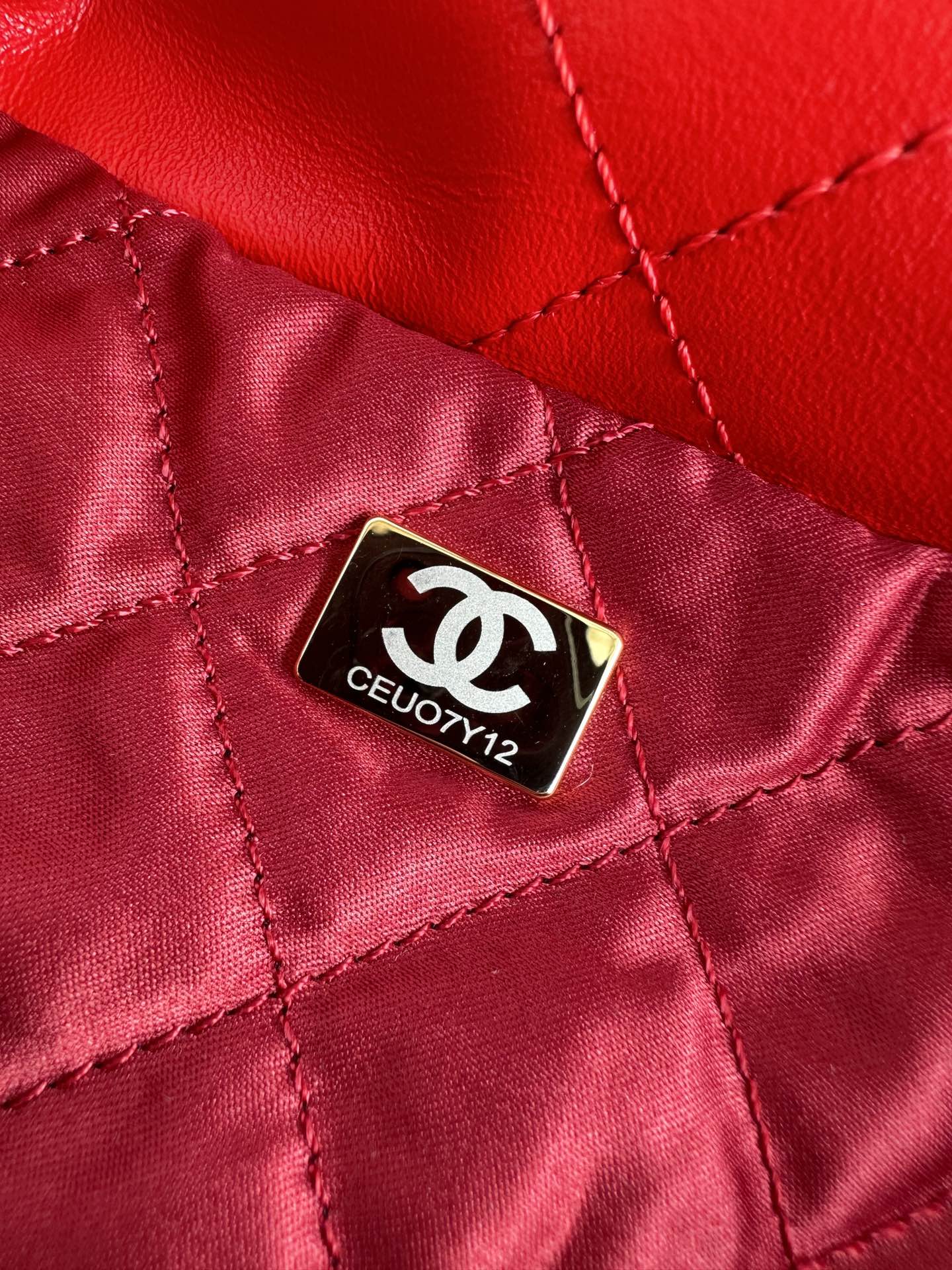 [True-to-ORIGINAL] Ch**el 22 Handbag Red For Women 39cm / 15.3in AS3261