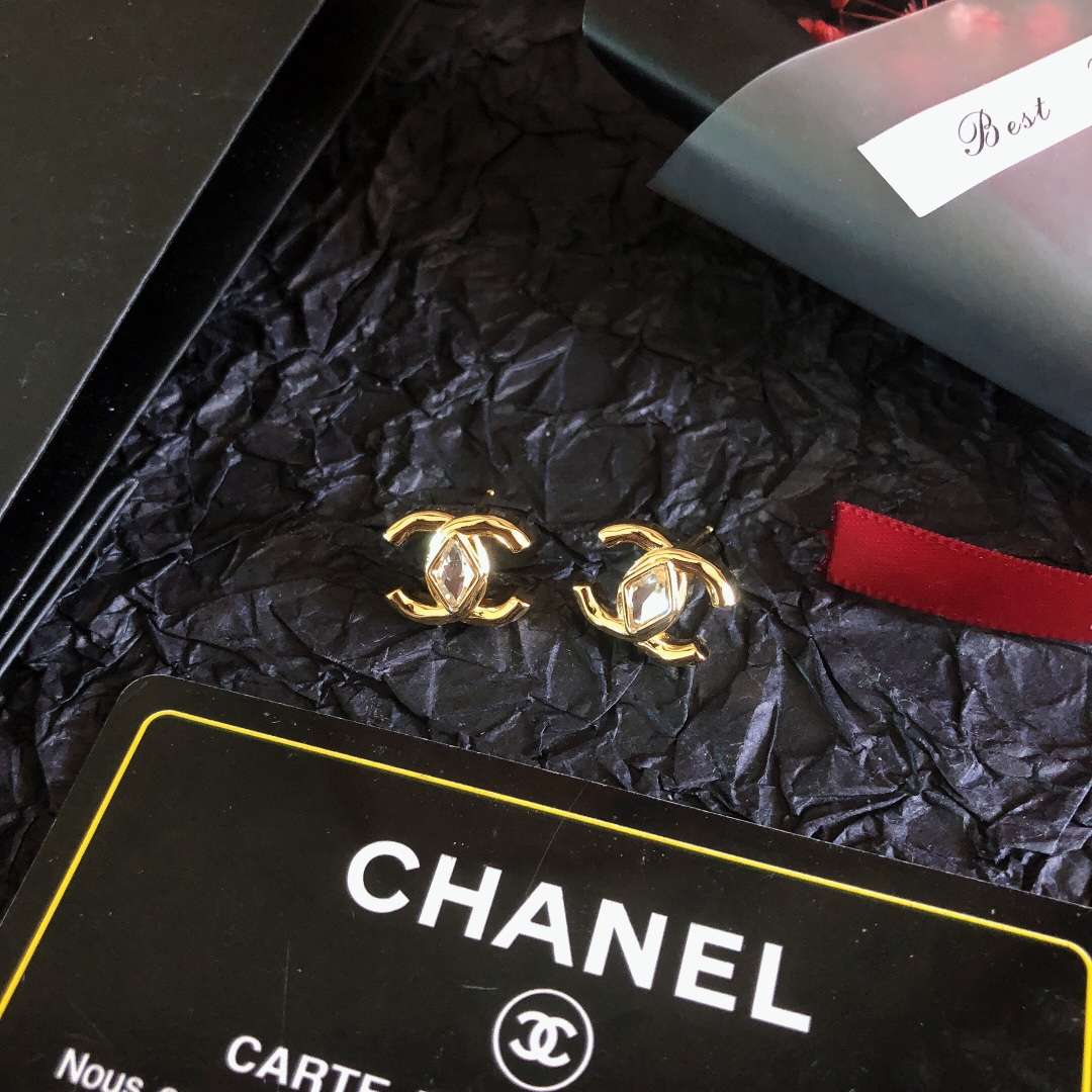 Ch**el C Earrings Gold For Women