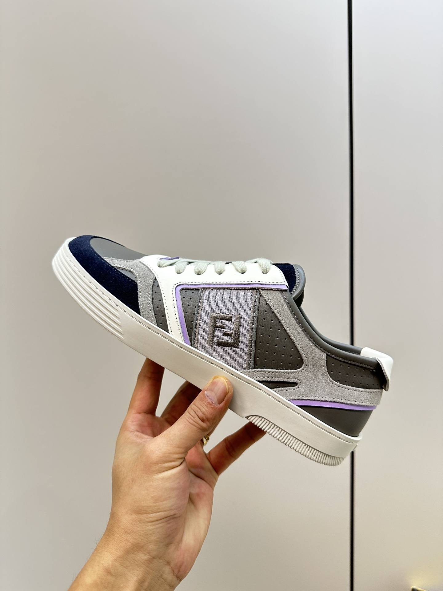 F**di Lace-Up Sneakers Black For Women