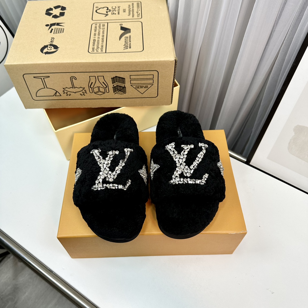 L0vis Vvtt0n Paseo Flat Comfort Mule Black For Women