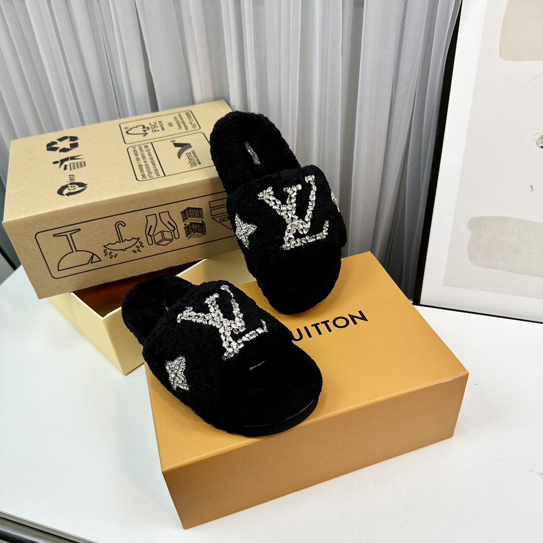 L0vis Vvtt0n Paseo Flat Comfort Mule Black For Women