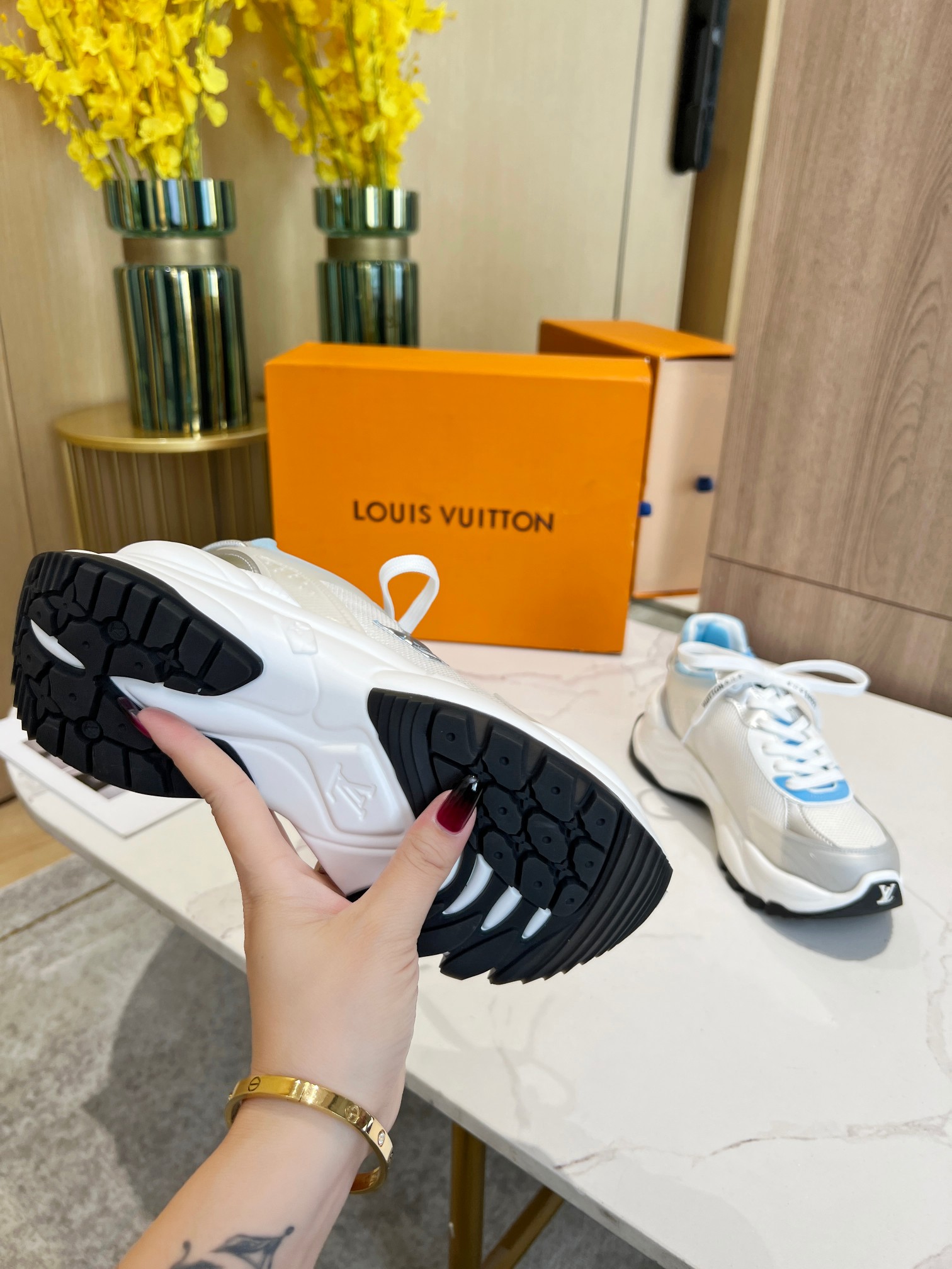 L0vis Vvtt0n Run 55 Sneaker White For Women