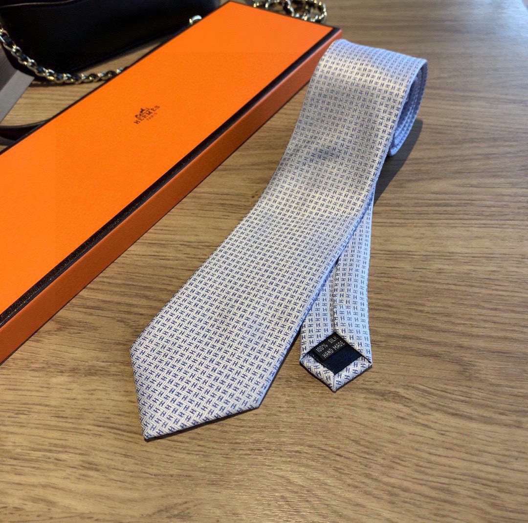 H**me5 Tie 7 Faconnee New H Grey For Men