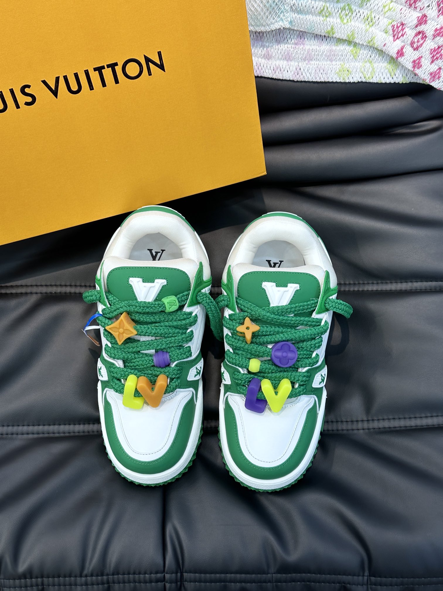 L0vis Vvtt0n Trainer Maxi Sneaker LV Green For Women