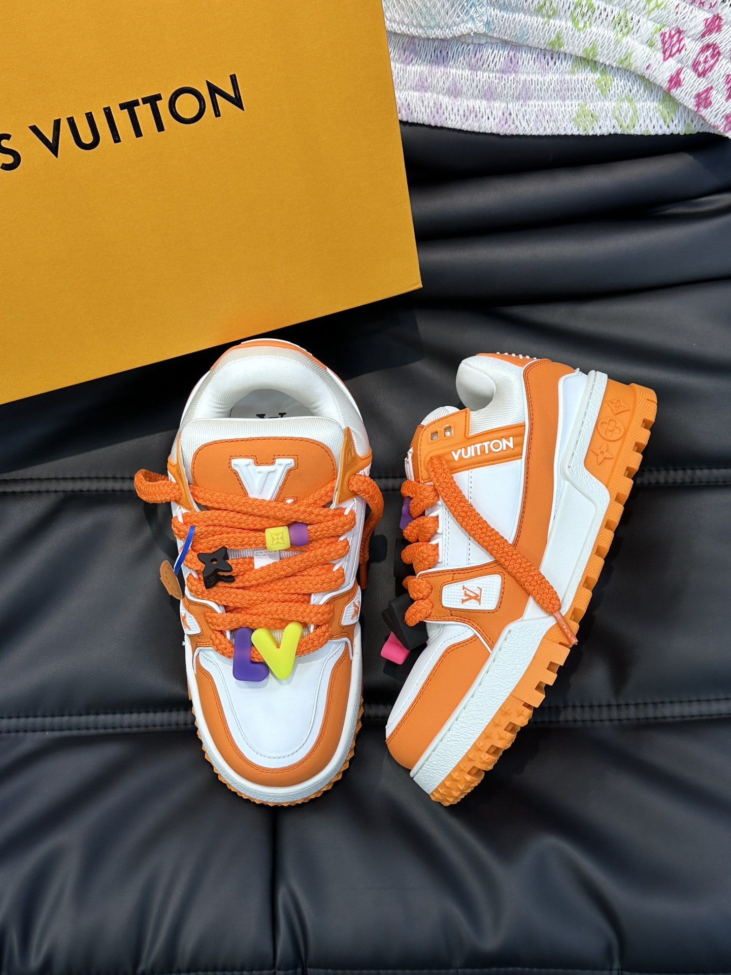 L0vis Vvtt0n Trainer Maxi Sneaker LV Orange For Women