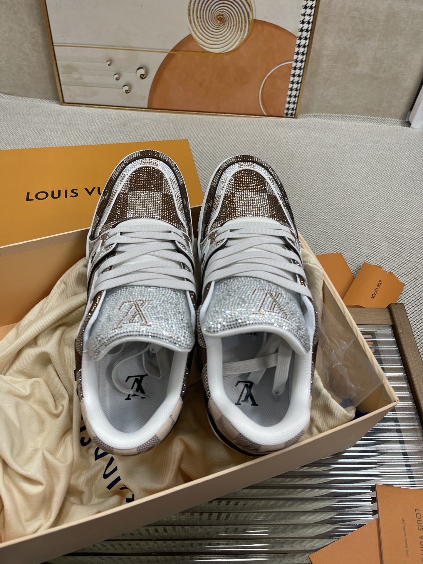 L0vis Vvtt0n Trainer Sneaker LV Brown For Women