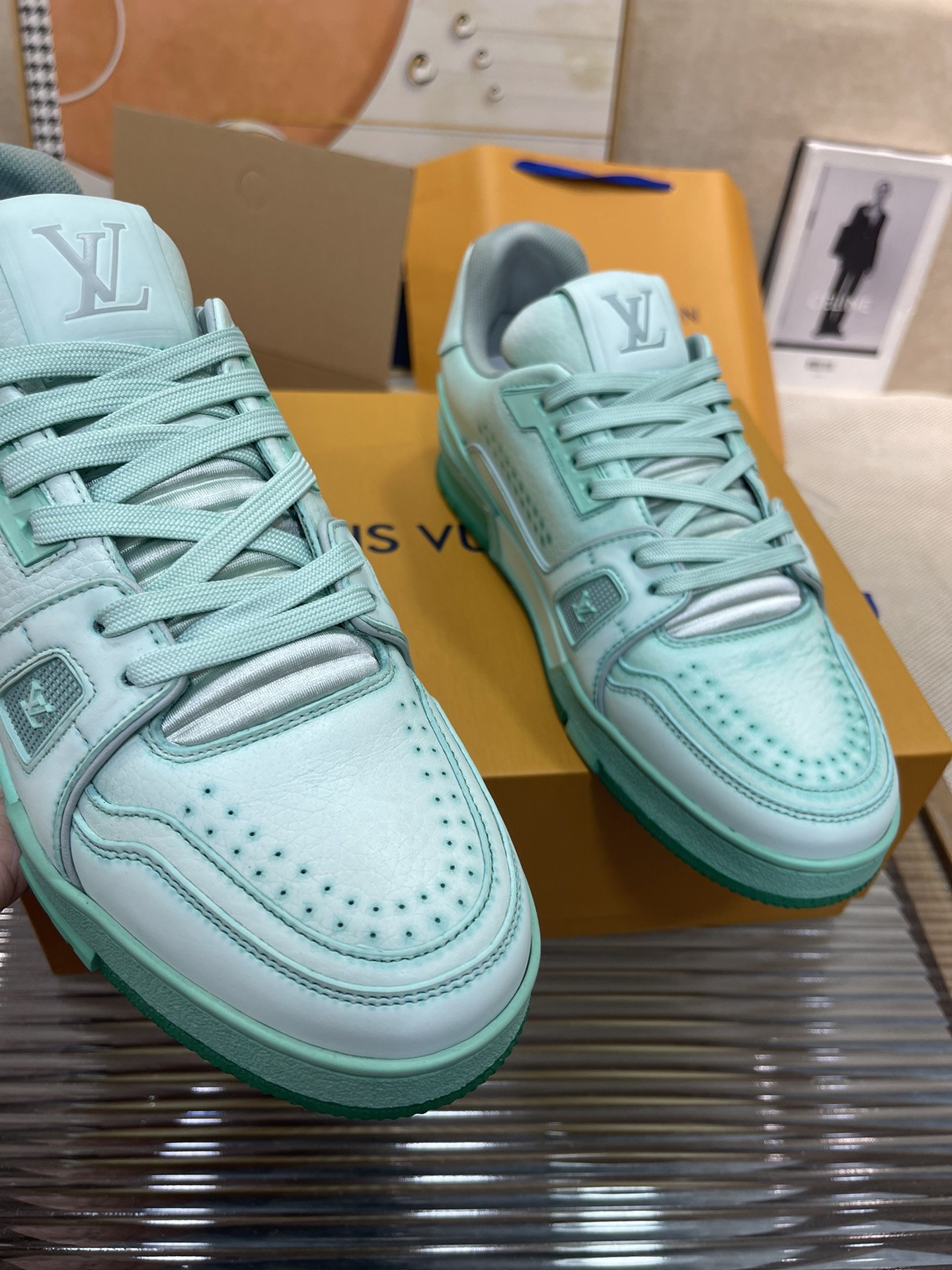 L0vis Vvtt0n Trainer Sneaker LV Mint For Women