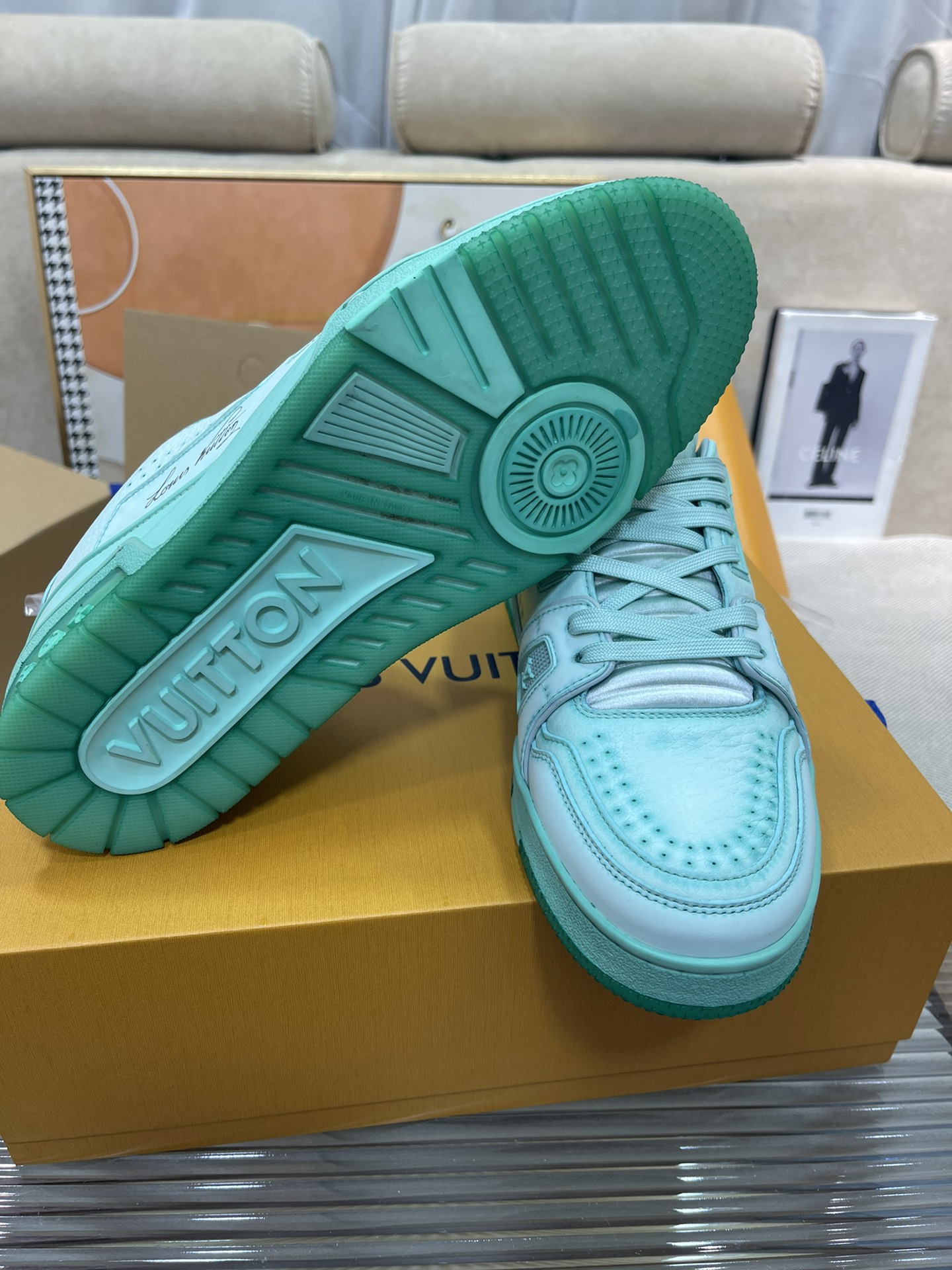 L0vis Vvtt0n Trainer Sneaker LV Mint For Women