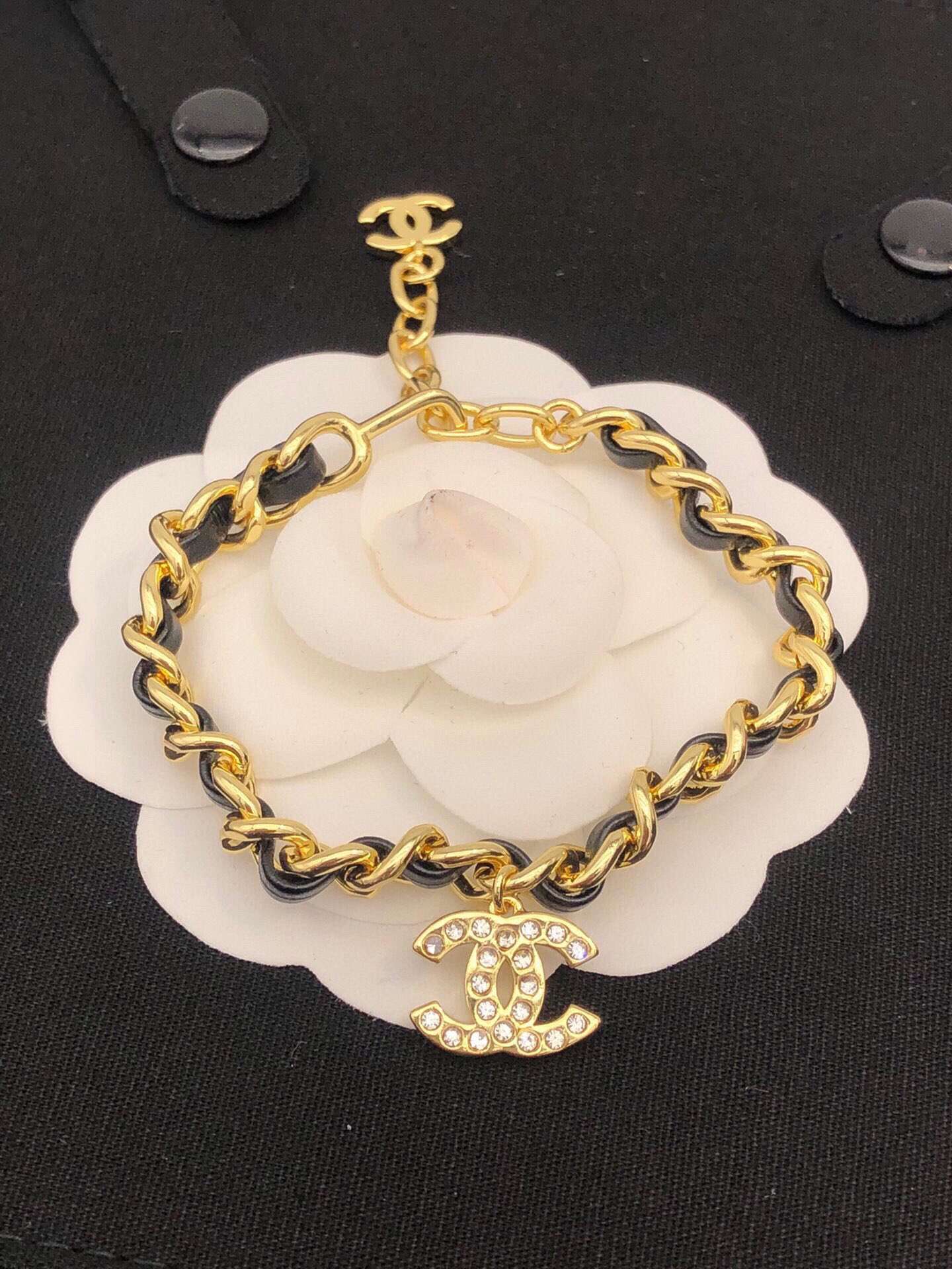 Ch**el Chain Bracelet Gold For Women