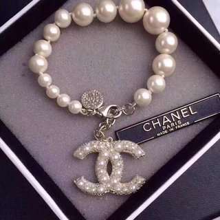 Ch**el Pearl Bracelet Gold For Women