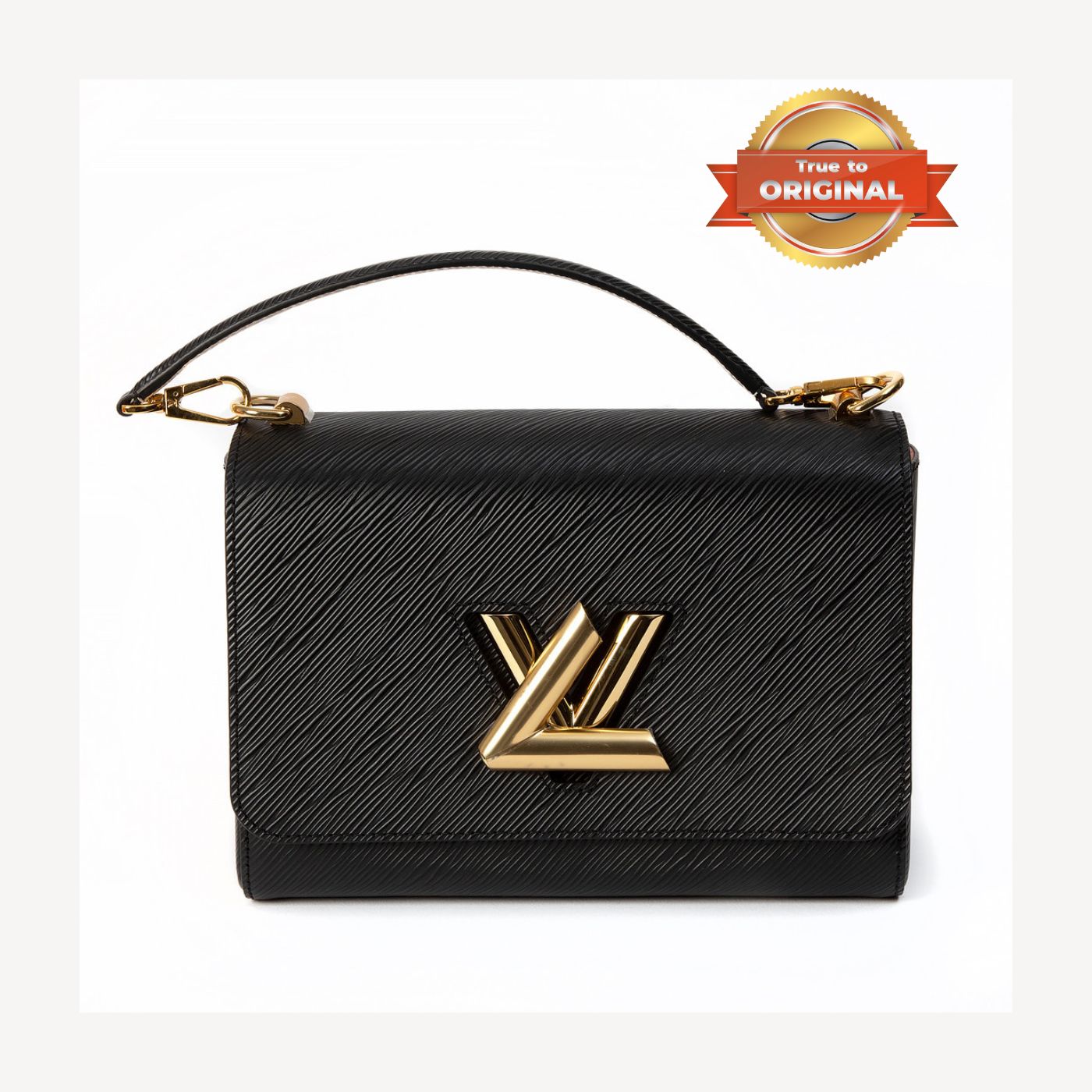 [True-to-ORIGINAL] L0vis Vvtt0n Twist MM Epi Black For Women 9.4in/23cm