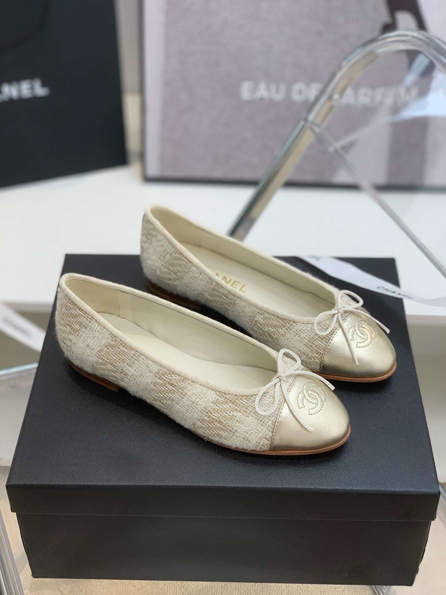 Ch**el Ballet Flats Multicolor For Women