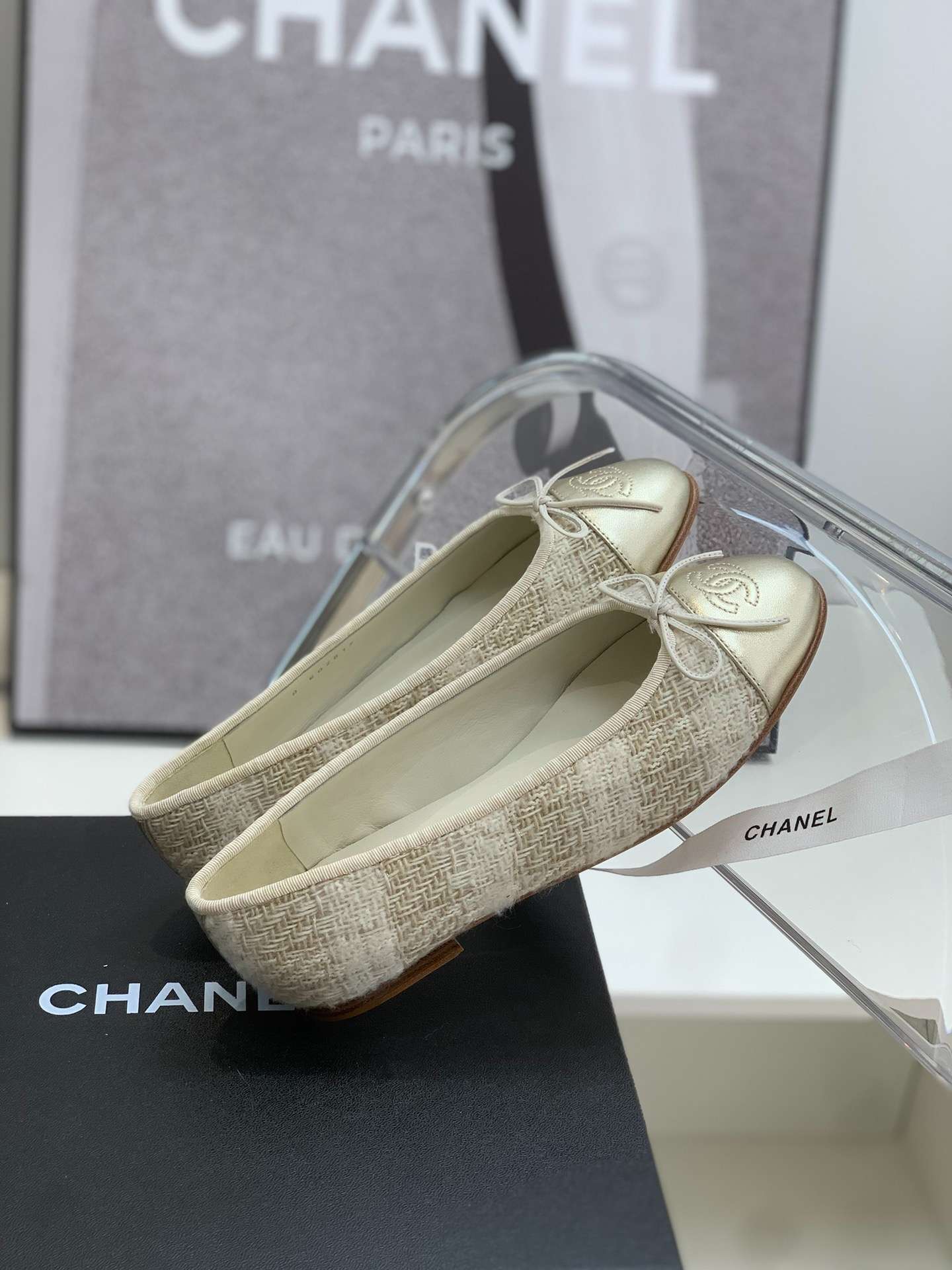 Ch**el Ballet Flats Multicolor For Women