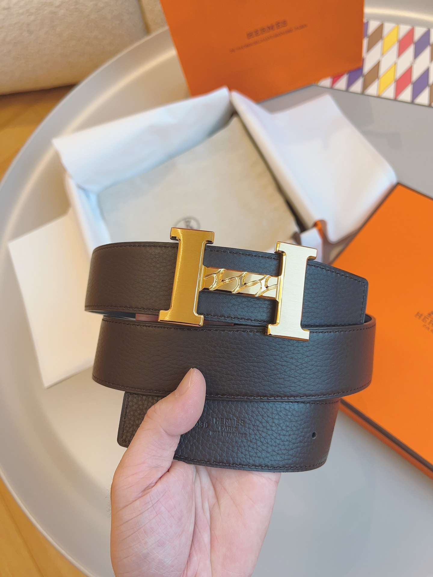 H**me5 Constance Belt Buckle Brown For Women