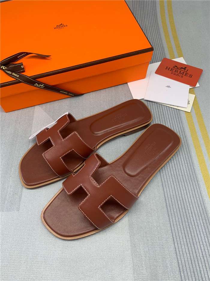 H**me5 Oran Sandal Dark Brown For Women