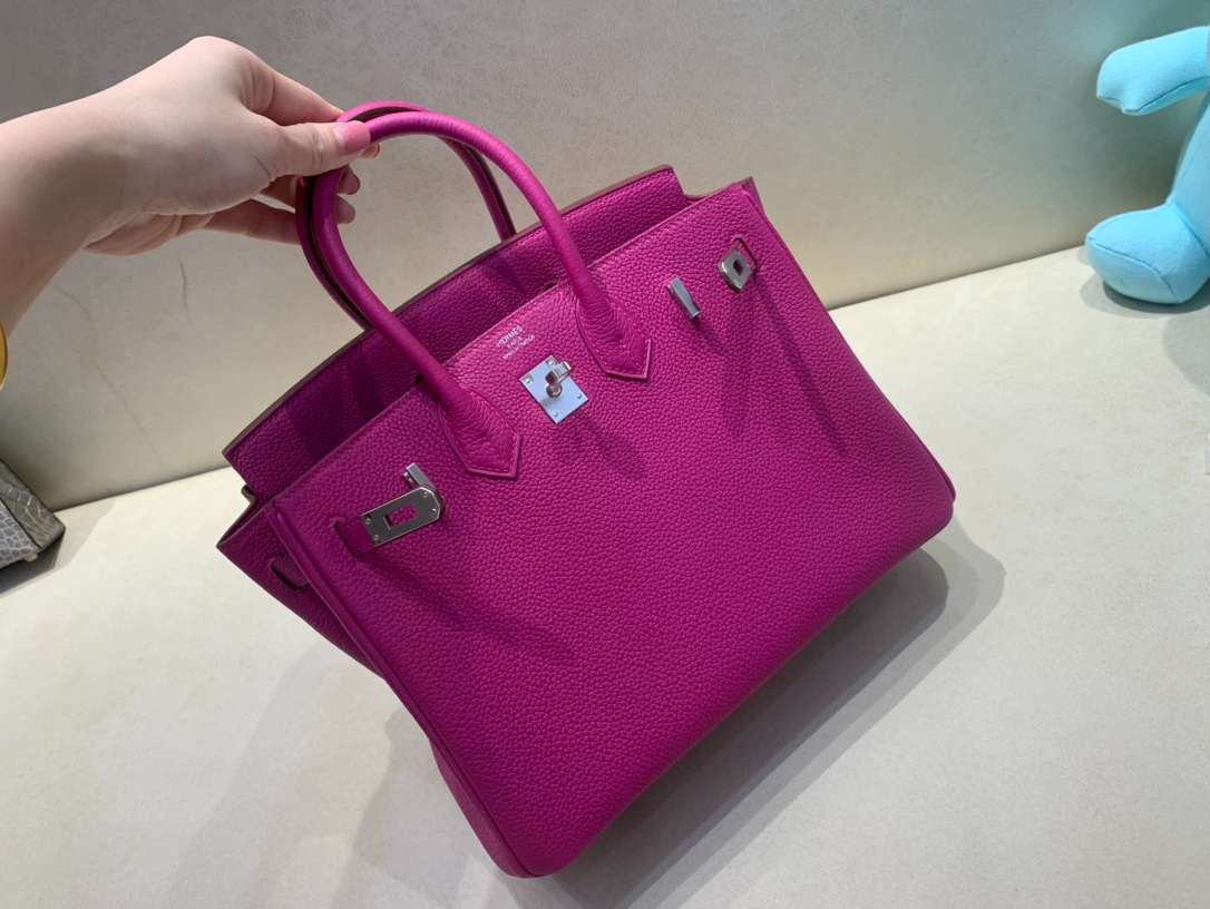 H**me5 Birkin 25 Beton Togo Purple For Women 25cm / 9.8in