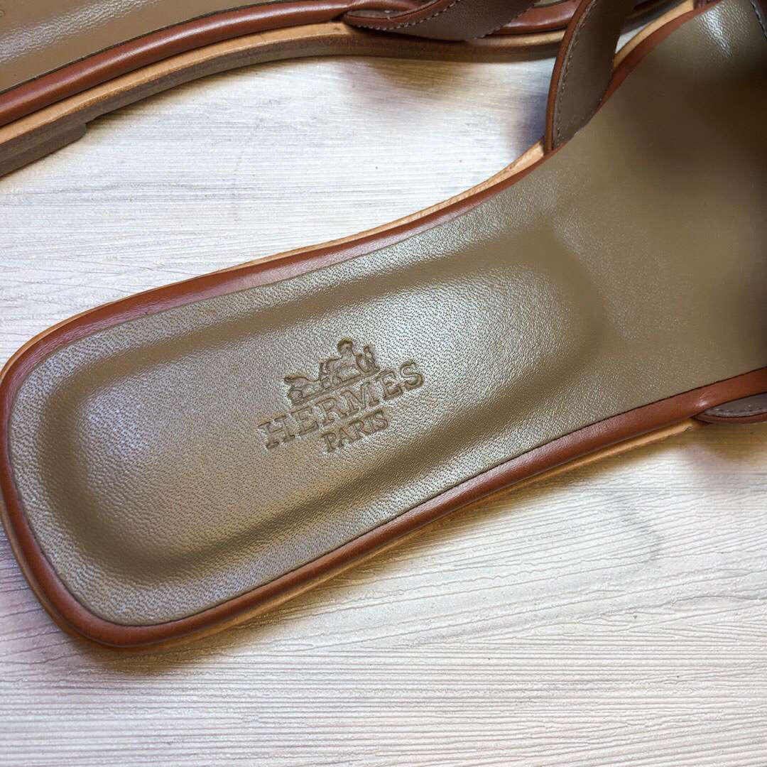 H**me5 Oran Sandal Dark Brown For Women