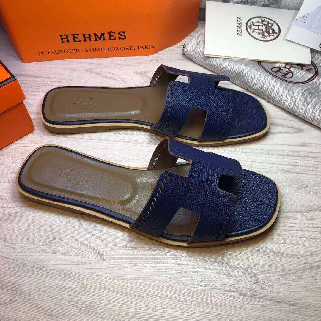 H**me5 Oran Sandal Dark Blue For Women