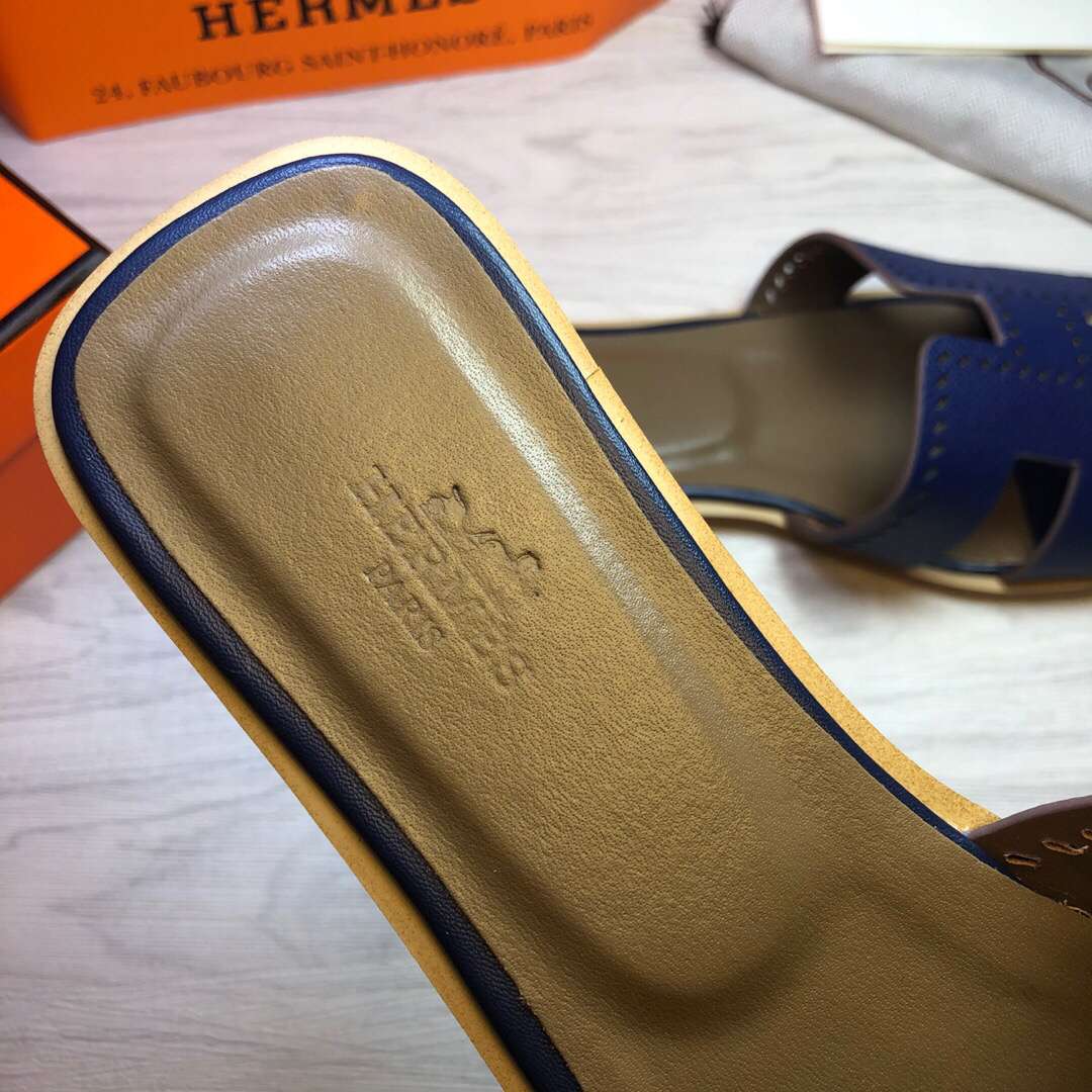 H**me5 Oran Sandal Dark Blue For Women