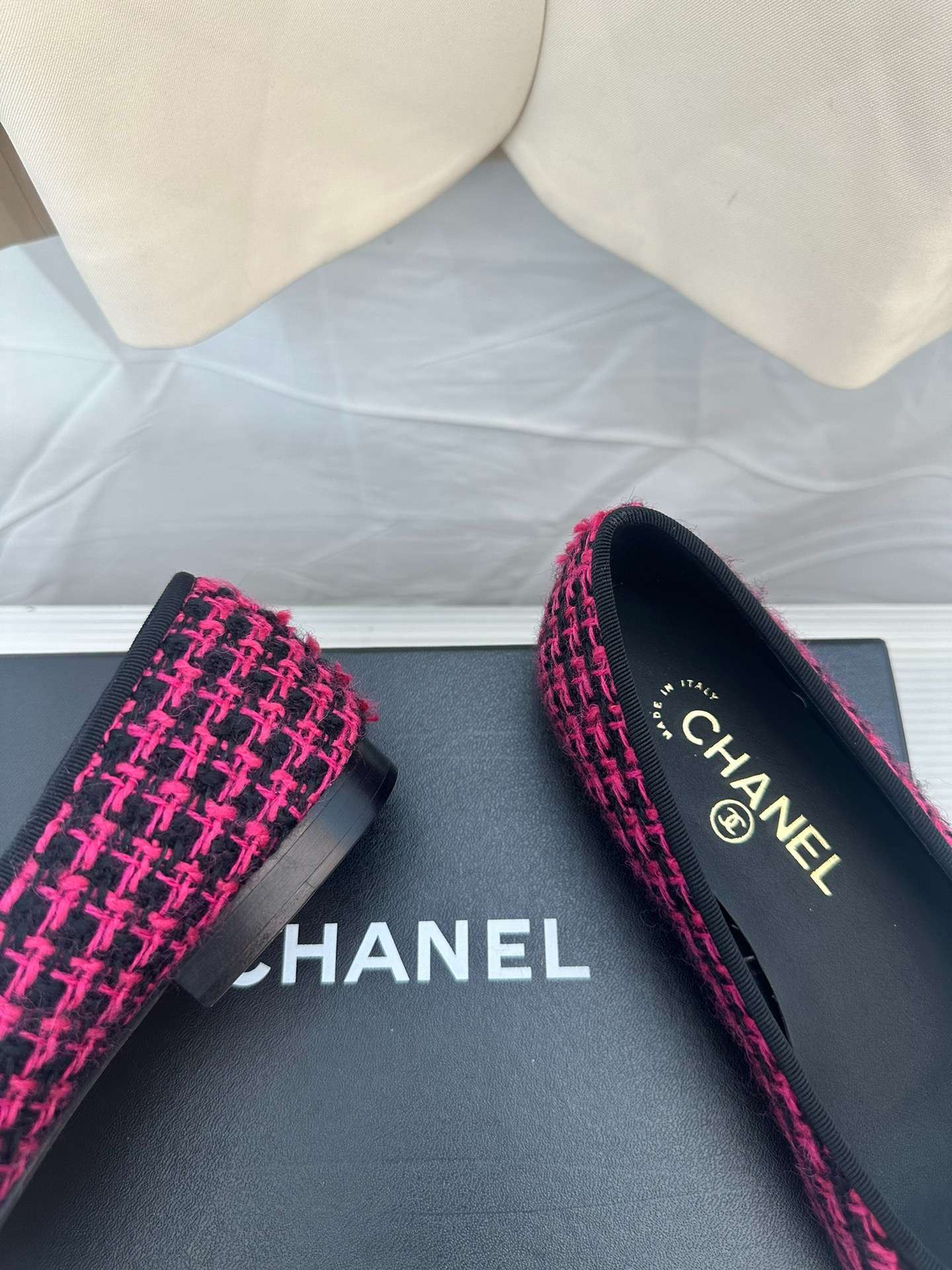 Ch**el Ballerina Logo Ballet Pink For Women