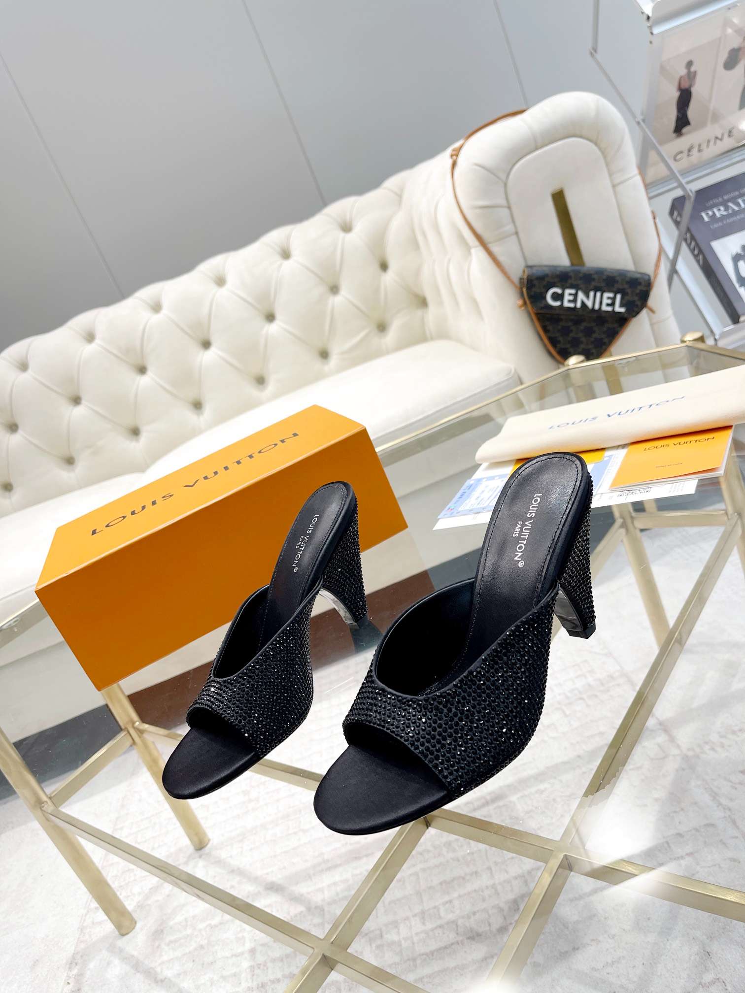 L0vis Vvtt0n S*per Mule Black For Women