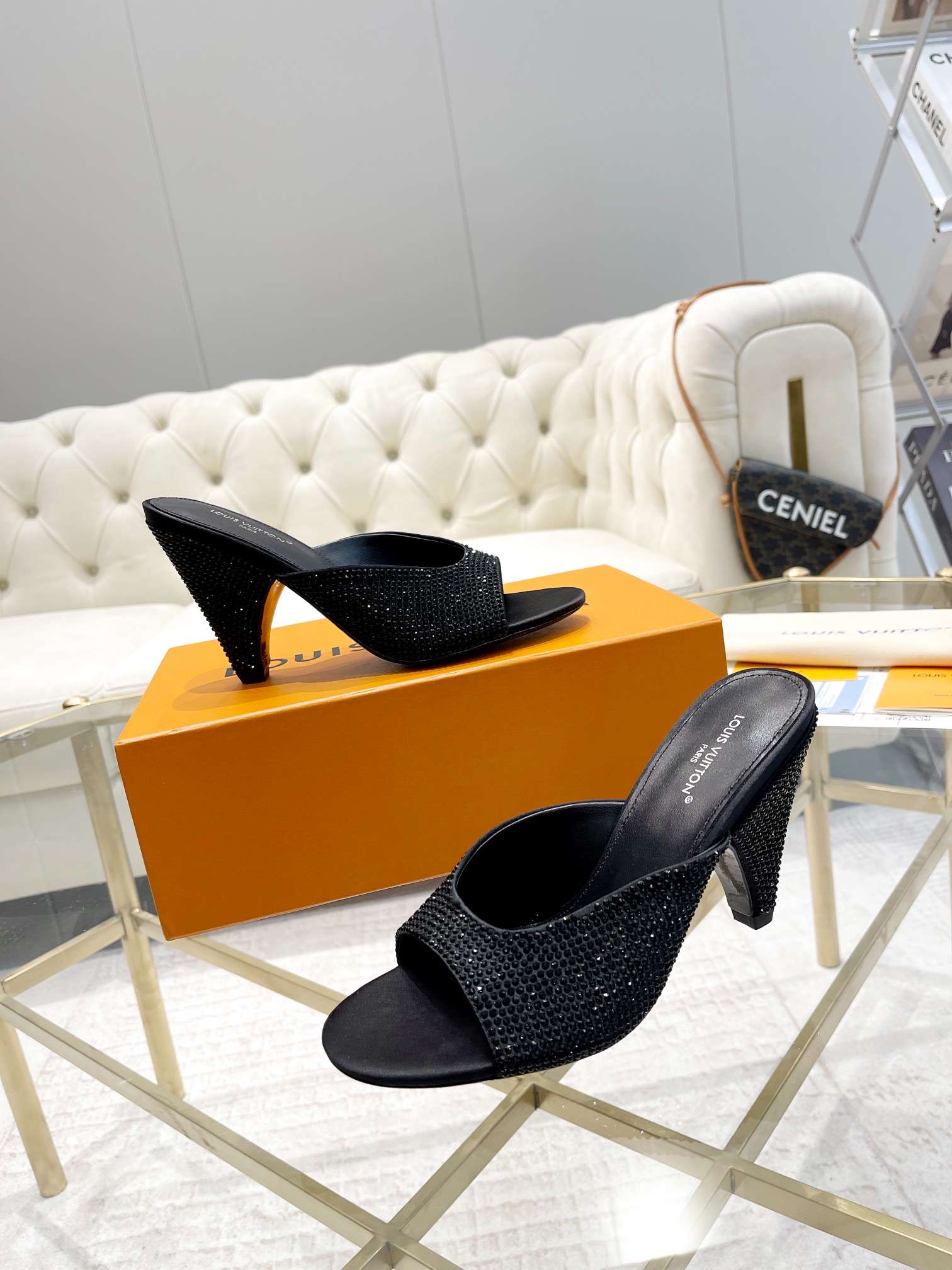 L0vis Vvtt0n S*per Mule Black For Women