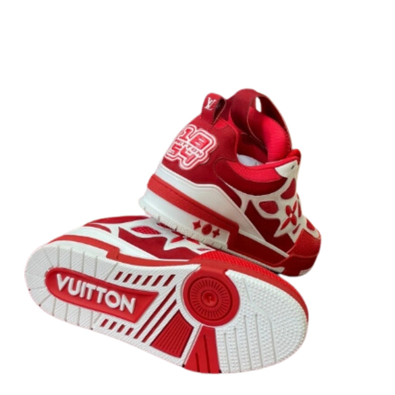 LV Skate Sneaker Red For Men 1AARS6
