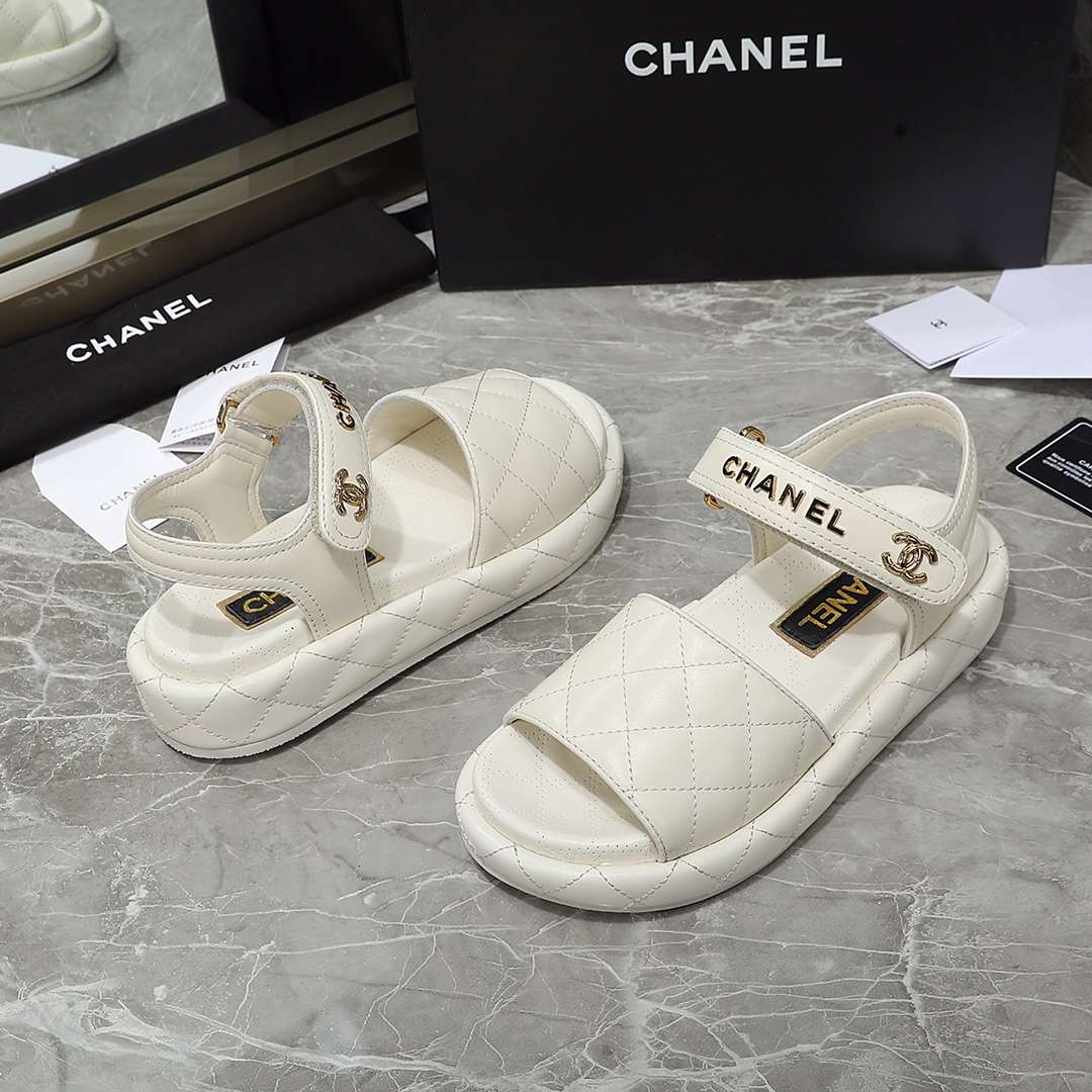Ch**el Sandal White For Women