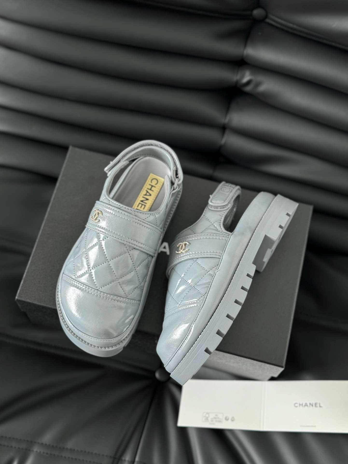 Ch**el Velcro Sandal Jade Green For Women