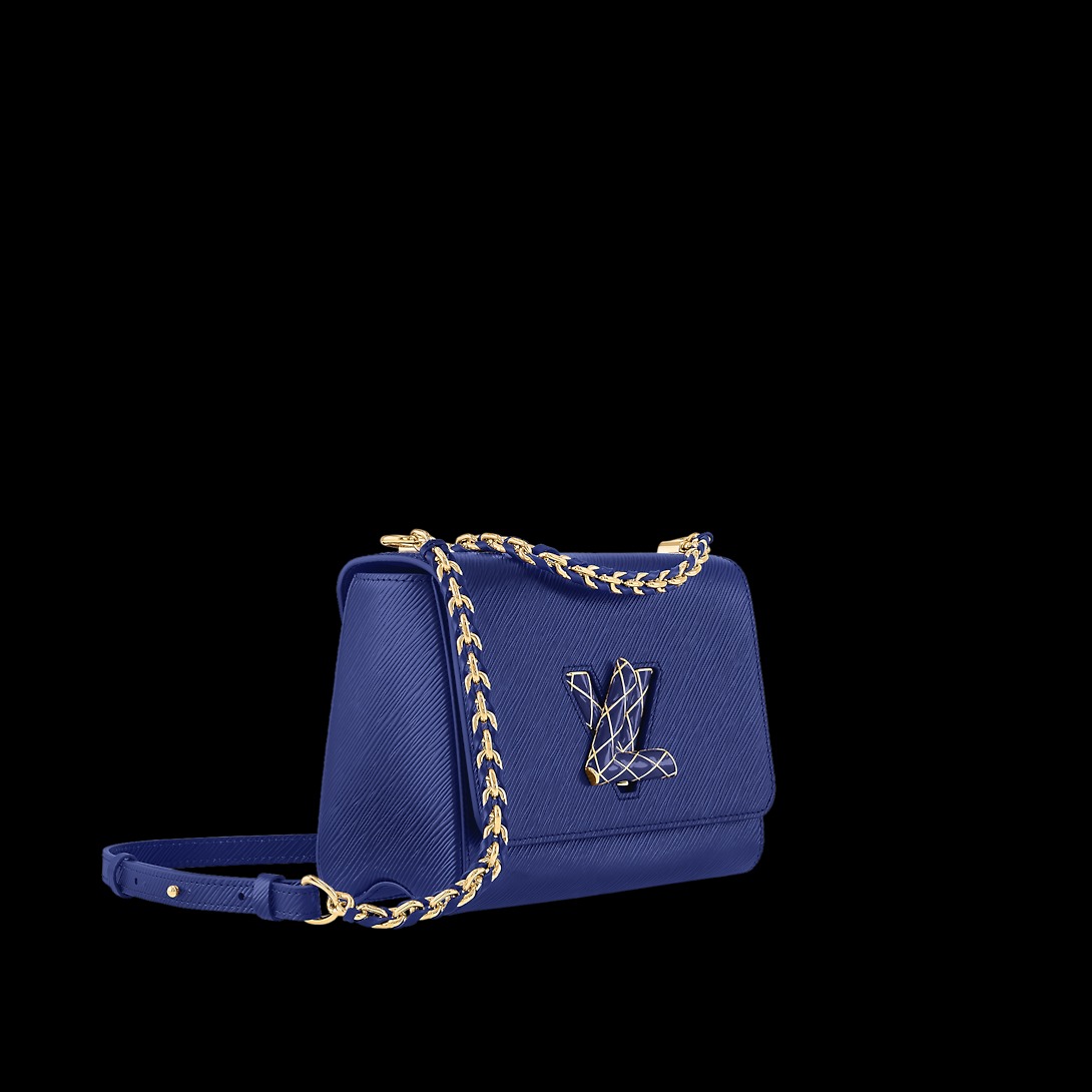 L0vis Vvtt0n Twist MM Bag Blue For Women M23271- 23 Cm/ 9 Inches