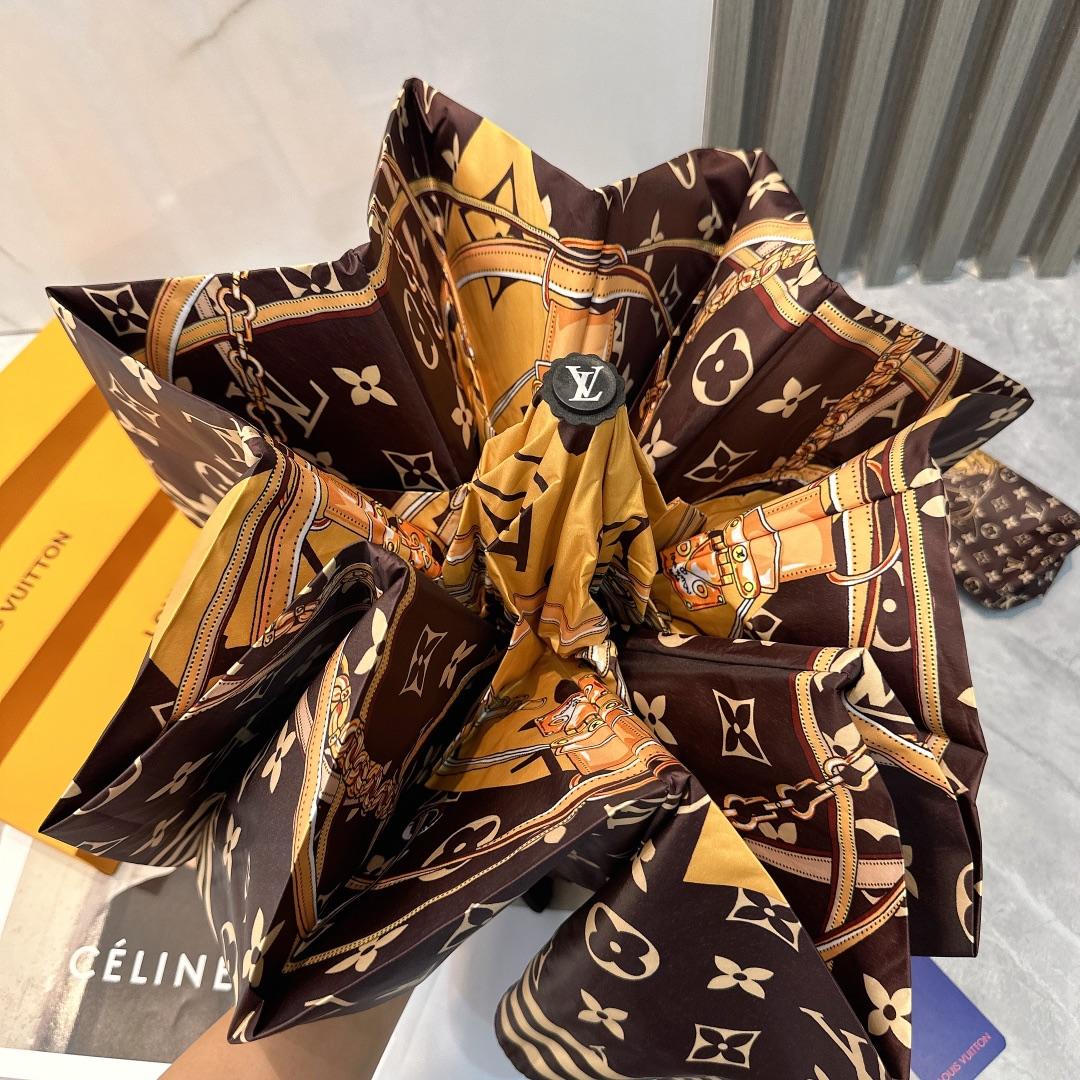 L0vis Vvtt0n Automatic Folding Umbrella Black