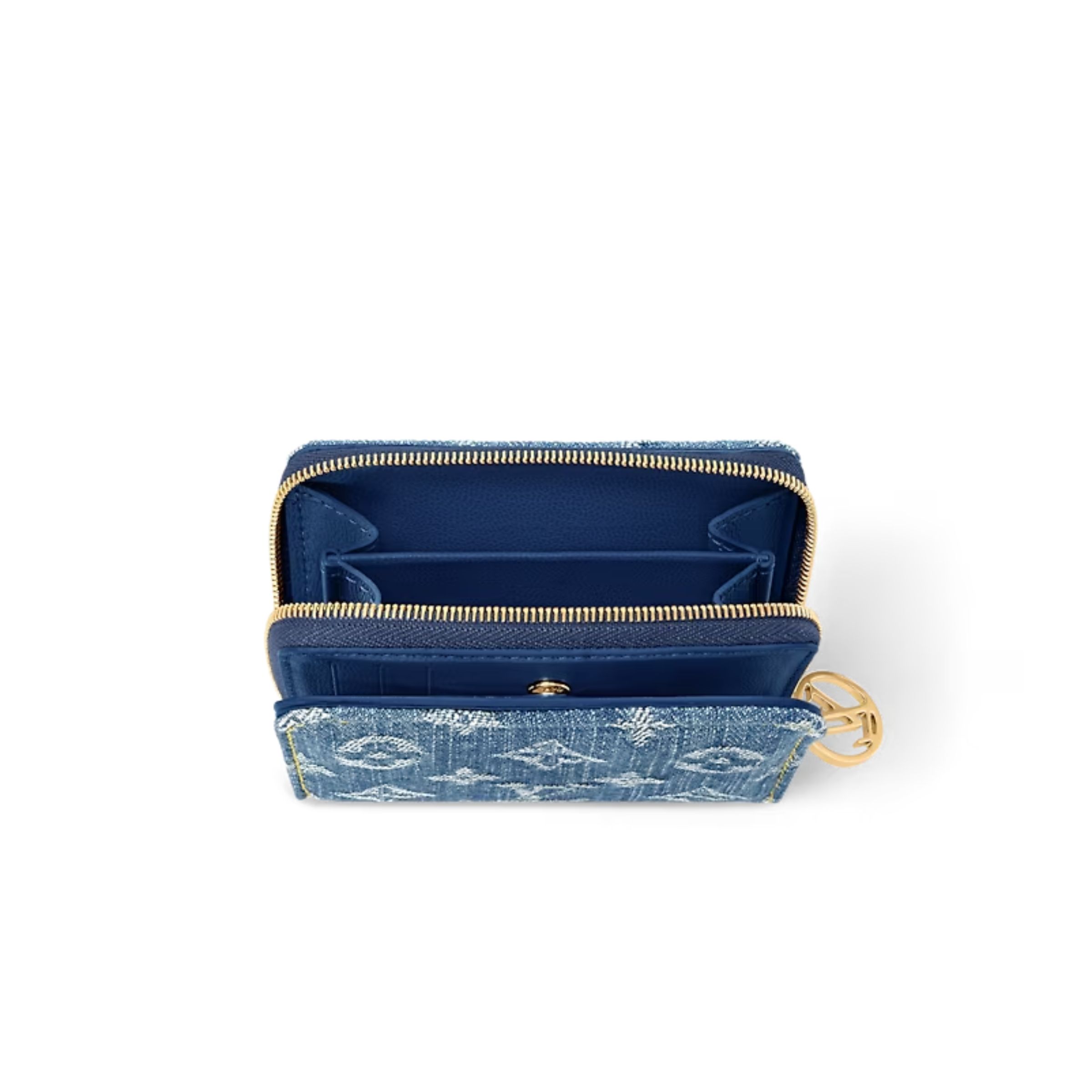 L0vis Vvtt0n Lou Wallet Blue For Women 4.5 Inches/ 11.5 Cm M83160