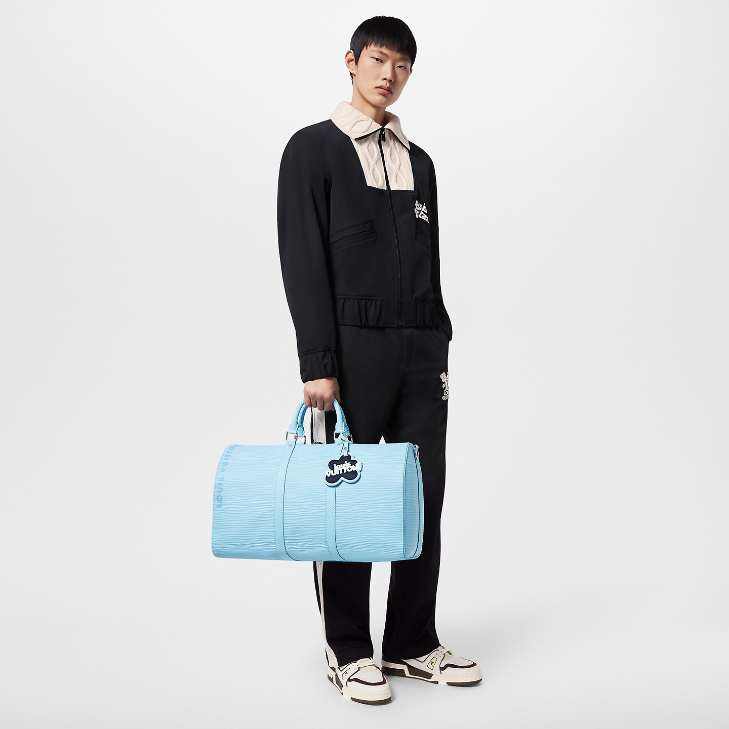 L0vis Vvtt0n Keepall Bandoulière 50 Bag Blue 19,7in/50cm M24949