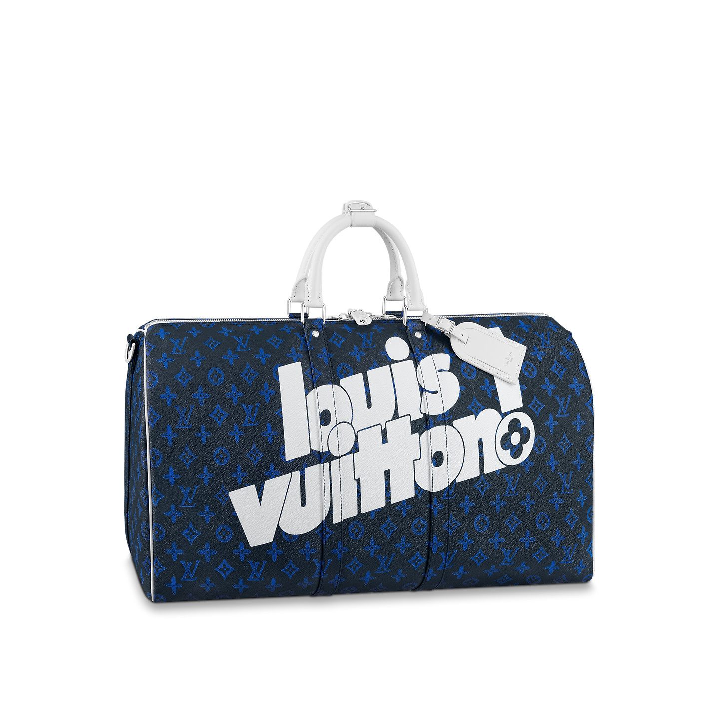 L0vis Vvtt0n Keepall Bandoulière 55 Bag Blue 21,7in/55cm M45874