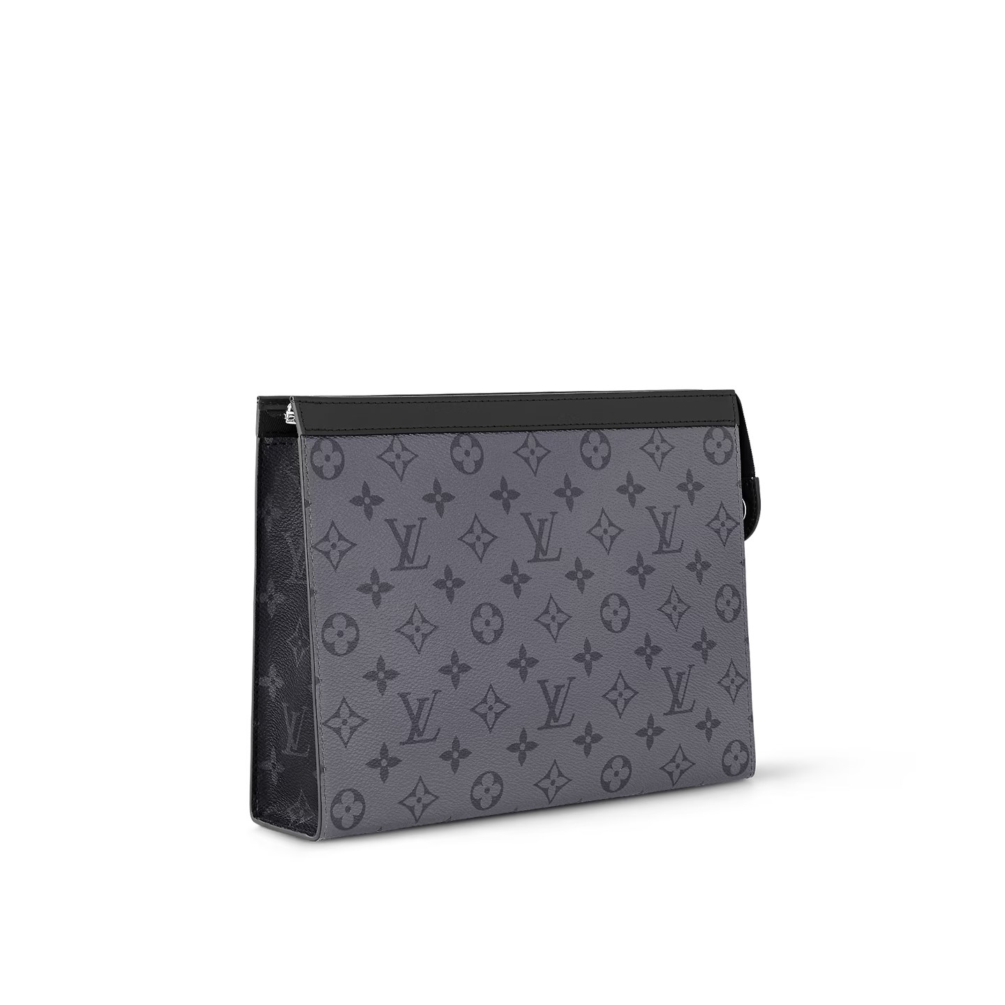 L0vis Vvtt0n Pochette Voyage MM Monogram Eclipse Bag Grey For Men 10,6in/27cm M69535