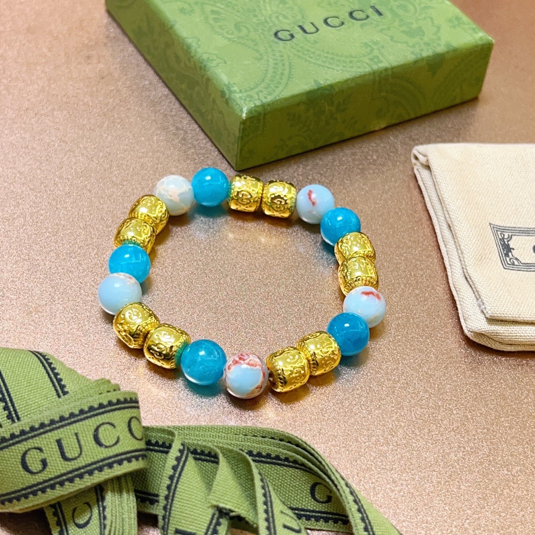 Gvc*1 Natural Stone Bracelet Multicolor For Women