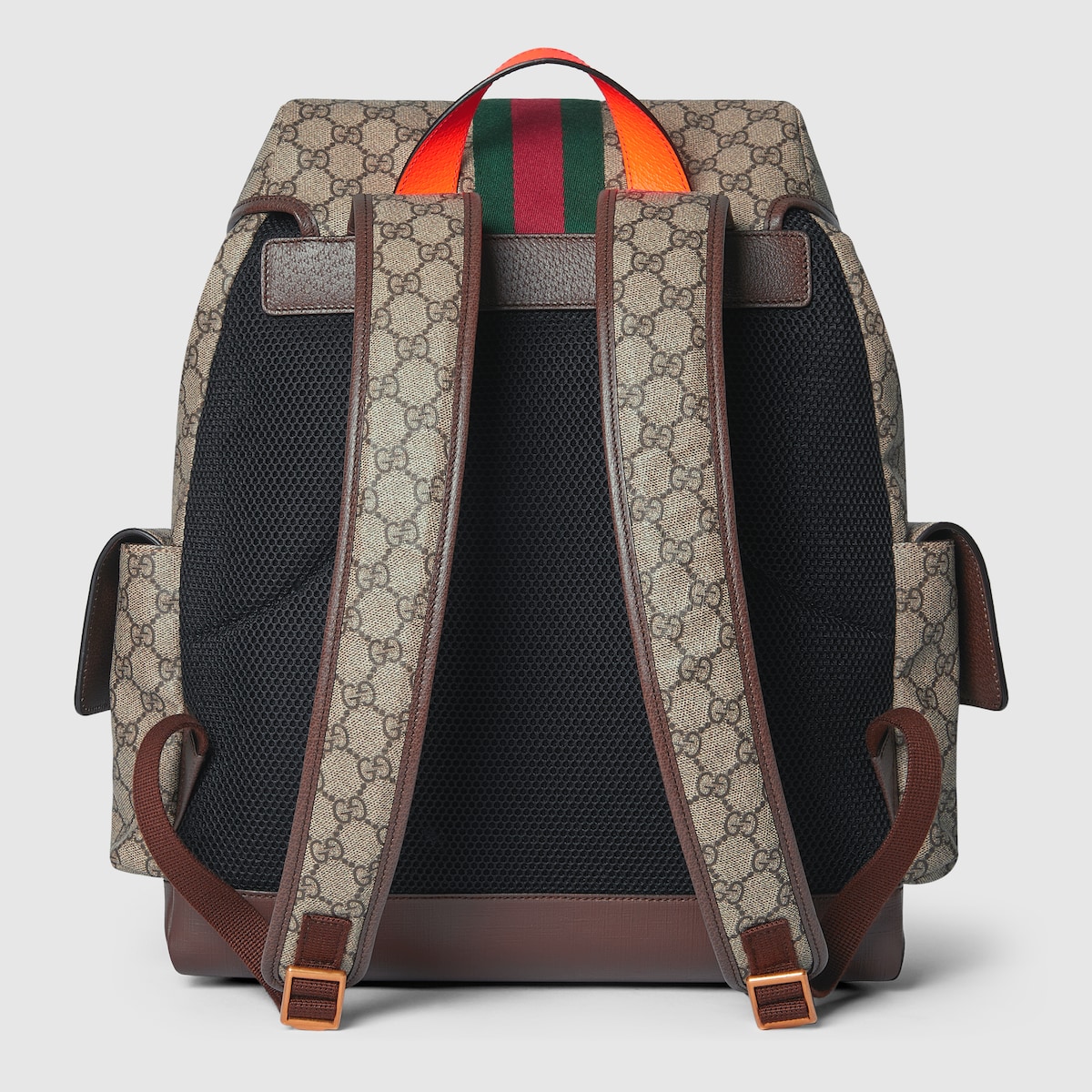 Gvc*1 Ophidia  Medium Backpack Beige For Men 15.7 in/ 40 cm 598140 FADEB 9757