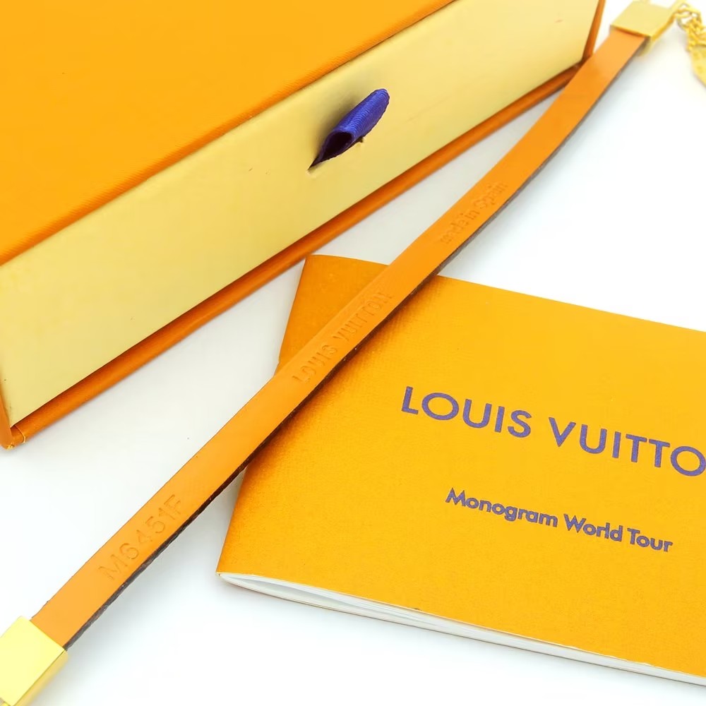 L0vis Vvtt0n Petite Malle Charm Bracelet Brown For Women