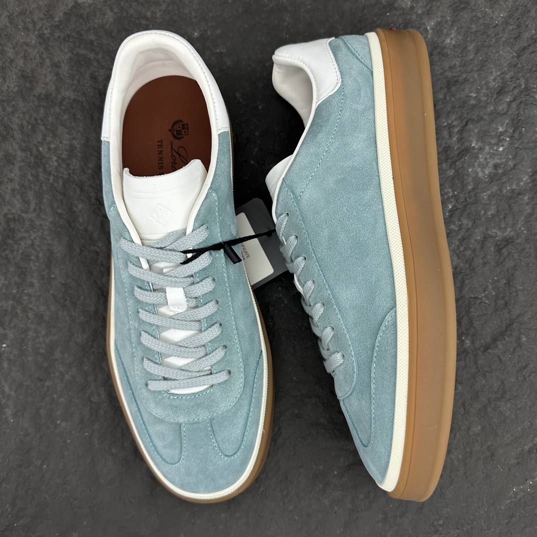 L0r0 P1ana Tennis Walk Sneakers Green For Men FAN8505