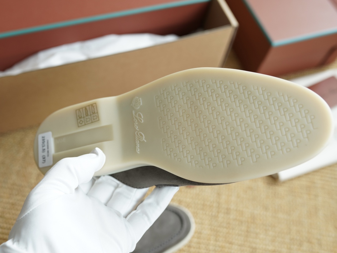 L0r0 P1ana Babouche Charms Walk Loafers Shade Grown For Women – FAI1543 50W3