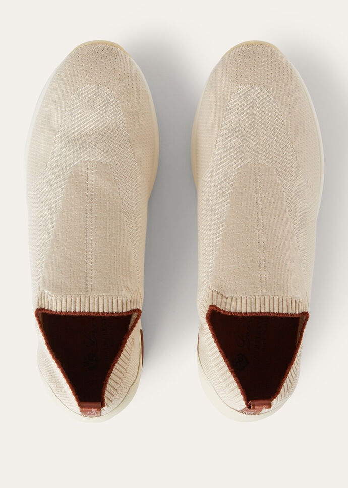 L0r0 P1ana 360 Lp Flexy Walk Sneaker Cream For Men FAI4815