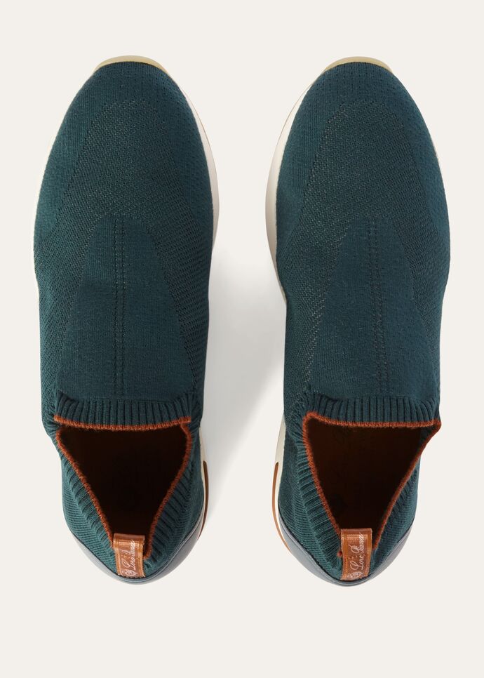 L0r0 P1ana 360 Lp Flexy Walk Sneaker Green For Men FAI4815